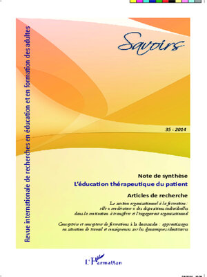 cover image of L'éducation thérapeutique du patient